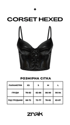 TOP CORSET GLOSSY