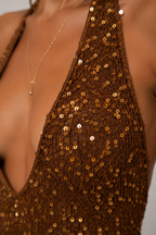 royal sequin dress