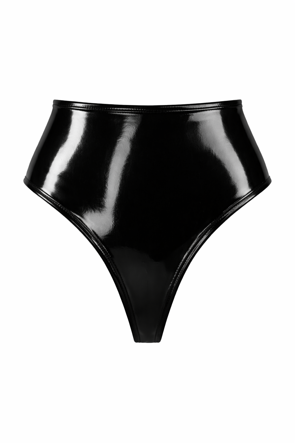 HIGH-WAISTED LATEX PANTIES