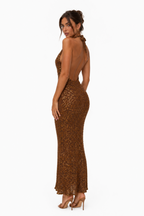 royal sequin dress