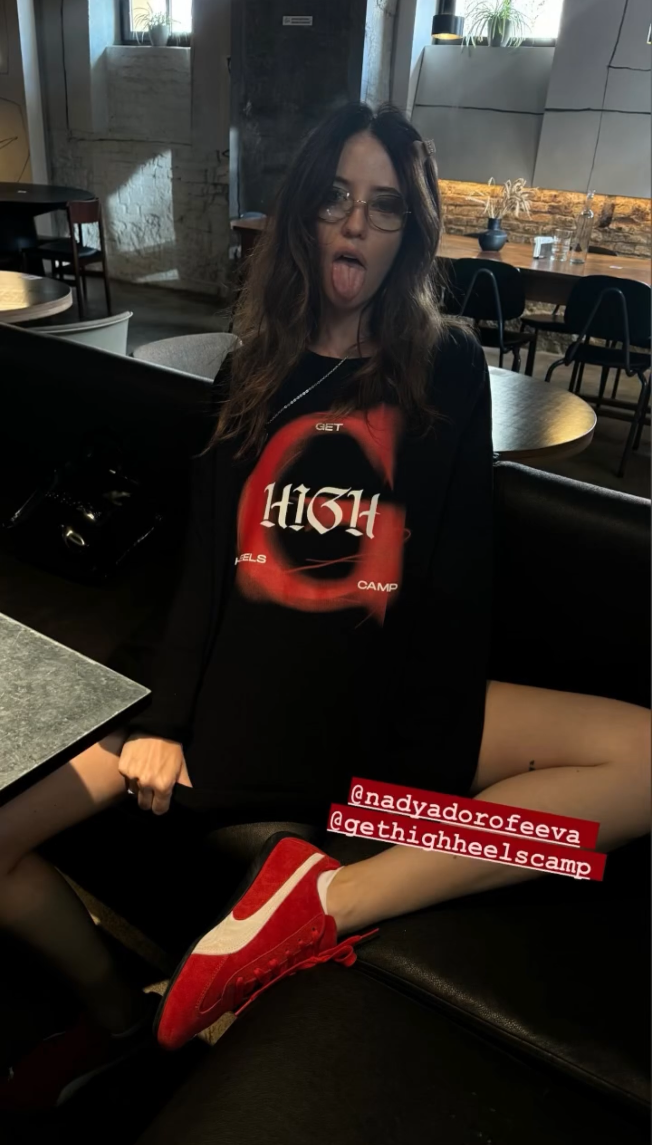 DOROFEEVA / custom long sleeve GET HIGH HEELS