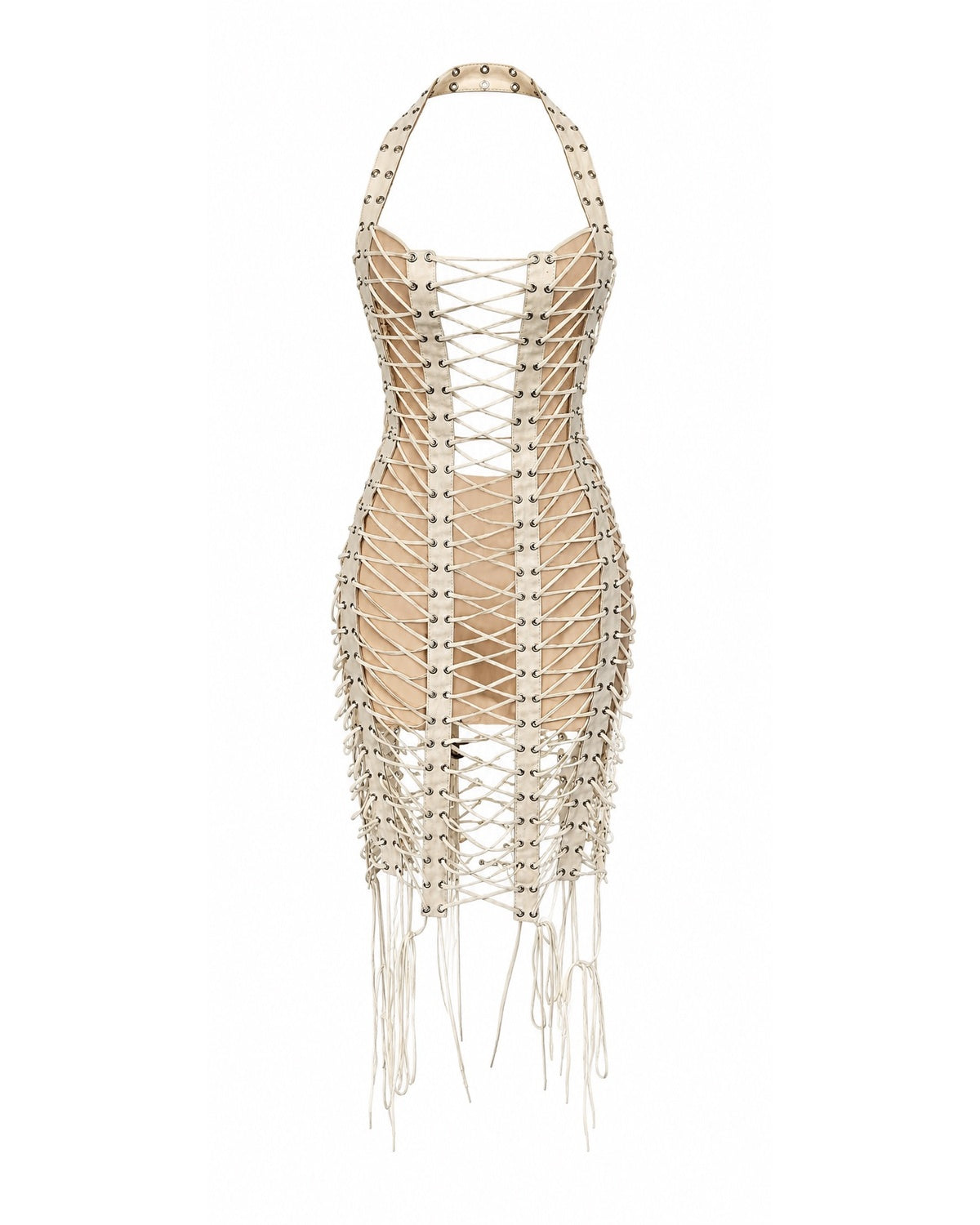lace up dress